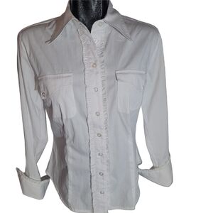 Nicole Benisti White Button-Up Shirt